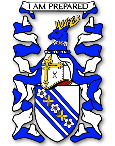 Arms as designed and interpreted by Richard McNamee Crossett